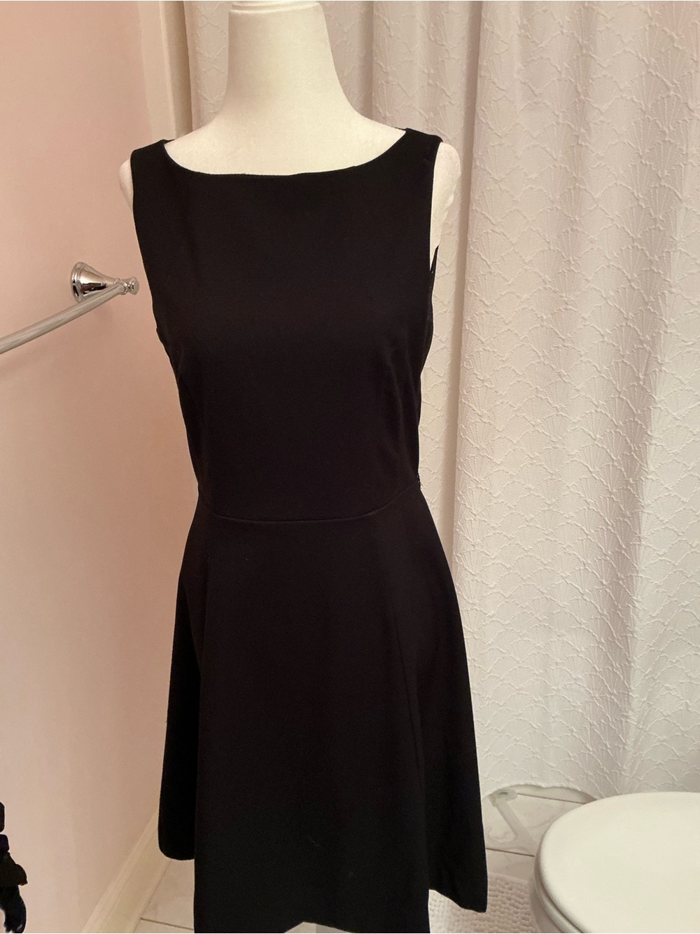 H&M Classic Black Sleeveless Fit & Flare Dress